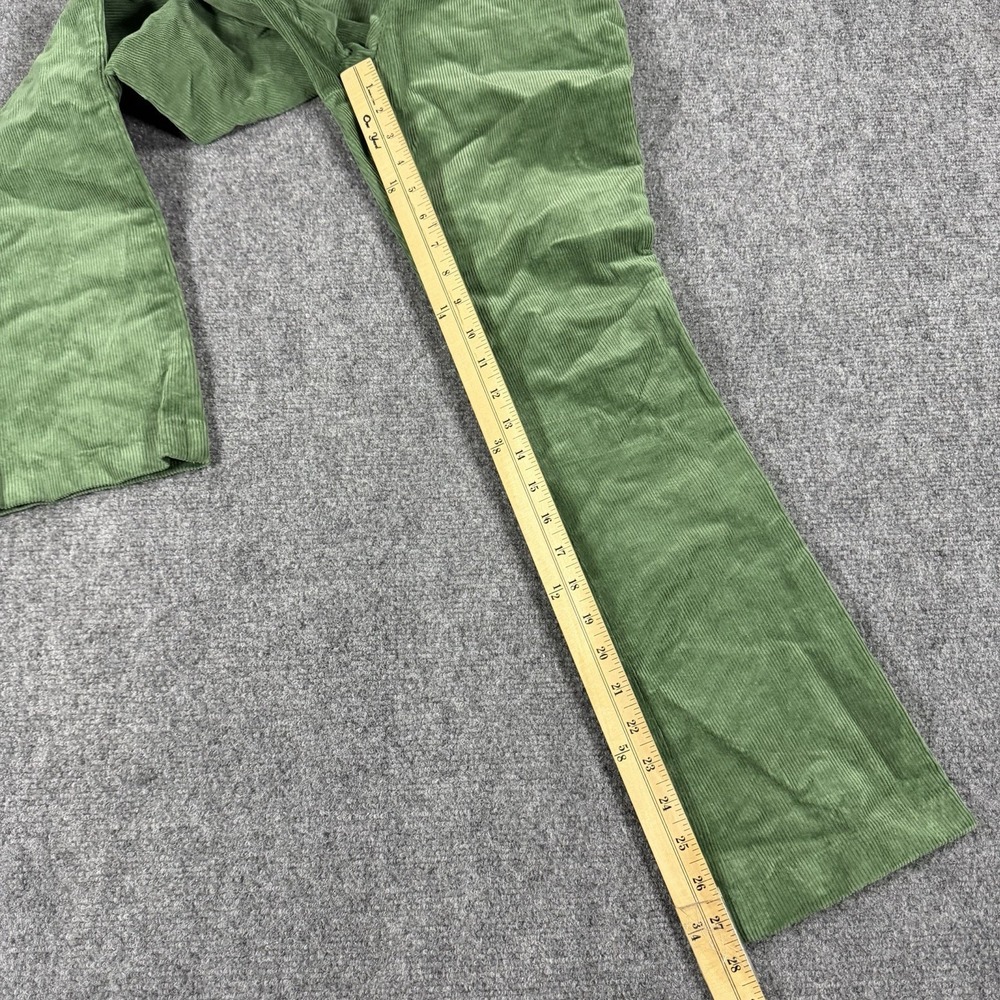 Tuckernuck Green Corduroy Cropped Ankle Pants - Picture 7 of 9